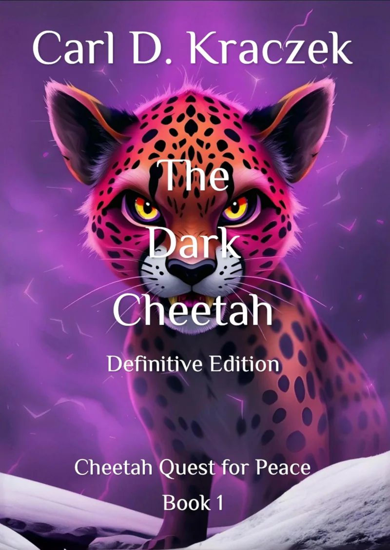 Cover of The Dark Cheetah, Cheetah Quest for Peace Book 1